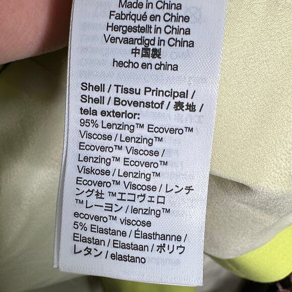 J. CREW COLLECTION Cropped Blazer City Drapey Twill Pale Kiwi Green Yellow {XX3} - Picture 7 of 8